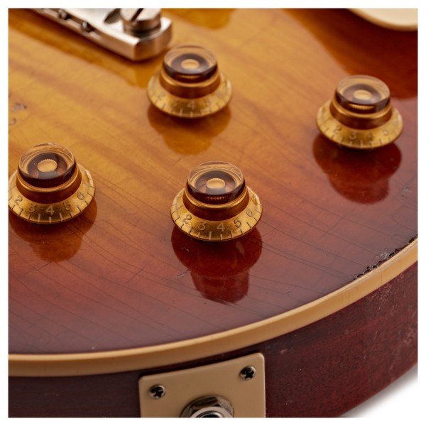Gibson Custom 1959 Les Paul Standard Reissue Light Aged, Cherry Teaburst #943273 - controls