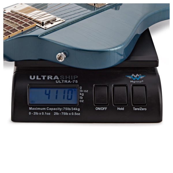 Gibson Custom 1963 Firebird V Maestro Vibrola Ultra Light Aged, Pelham Blue #402583 - weight shot