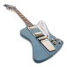 Gibson Custom 1963 Firebird V Maestro Vibrola Ultra Light Aged, Pelham Blue #402583 - angled shot