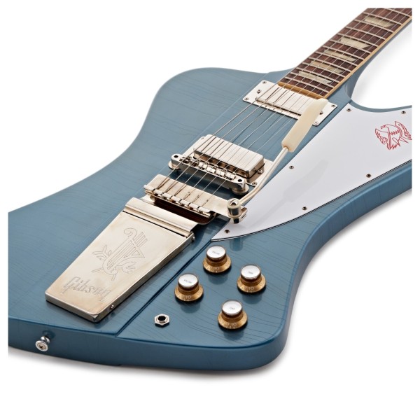 Gibson Custom 1963 Firebird V Maestro Vibrola Ultra Light Aged, Pelham Blue #402583 - body