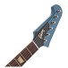 Gibson Custom 1963 Firebird V Maestro Vibrola Ultra Light Aged, Pelham Blue #402583 - headstock