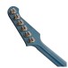 Gibson Custom 1963 Firebird V Maestro Vibrola Ultra Light Aged, Pelham Blue #402583 - back of headstock
