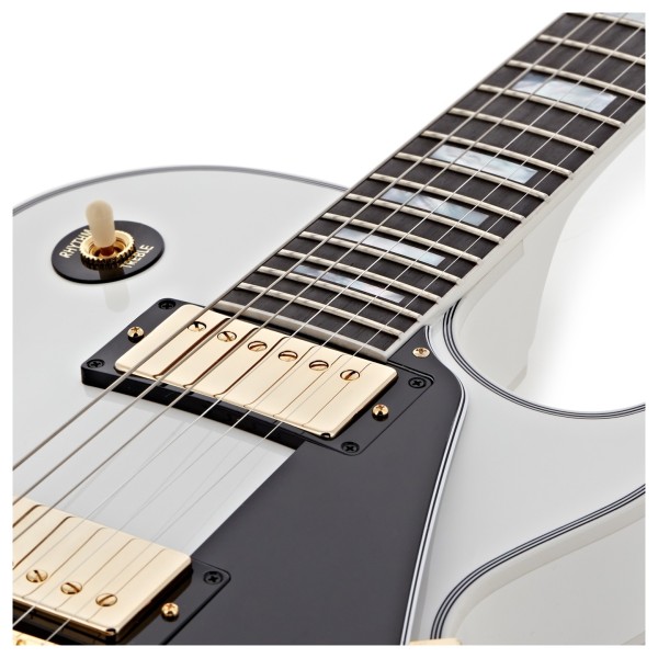 Gibson Custom Les Paul Custom, Alpine White #CS502614 - upper bout