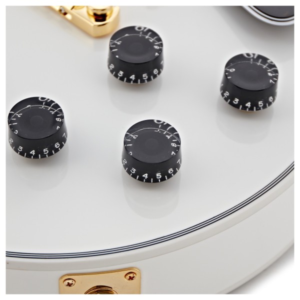 Gibson Custom Les Paul Custom, Alpine White #CS502614 - controls