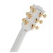Gibson Custom Les Paul Custom, Alpine White #CS502614 - back of headstock