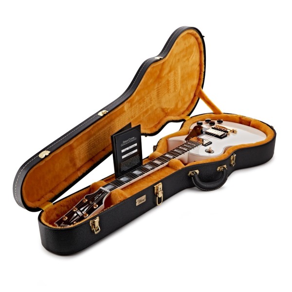 Gibson Custom Les Paul Custom, Alpine White #CS502614 - in case