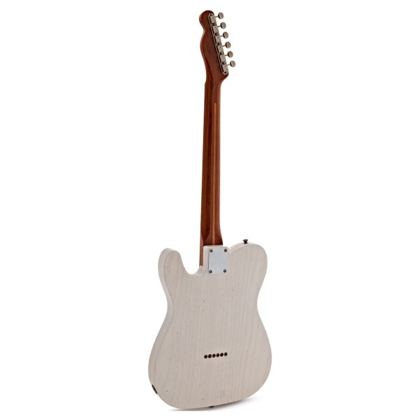Fender Custom Shop 1952 Telecaster Relic, Roasted 3A Flame Maple Neck, White Blonde - back 