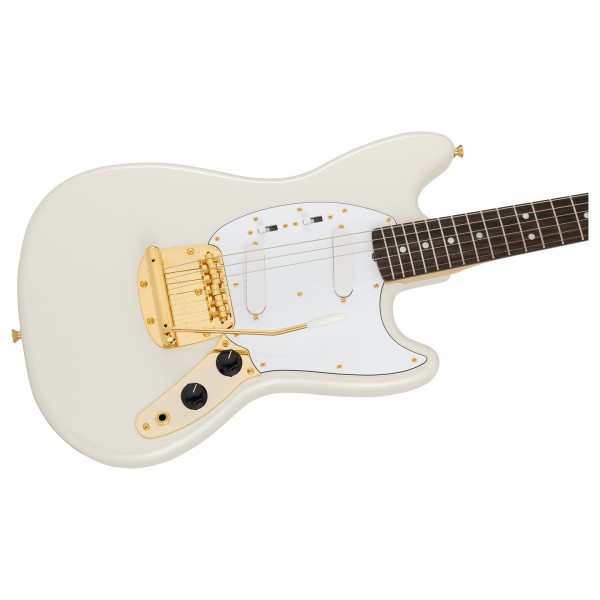 Fender Made in Japan Traditional 2025 Collection 60s Mustang RW, White Pearl - body