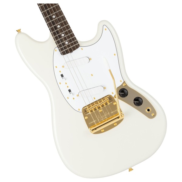 Fender Made in Japan Traditional 2025 Collection 60s Mustang RW, White Pearl - hardware