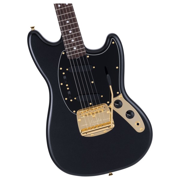 Fender Made in Japan Traditional 2025 Collection 60s Mustang RW, Black Pearl - hardware