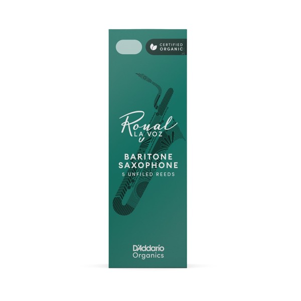 D'Addario La Voz Baritone Saxophone Reeds, Hard (5 Pack) 1
