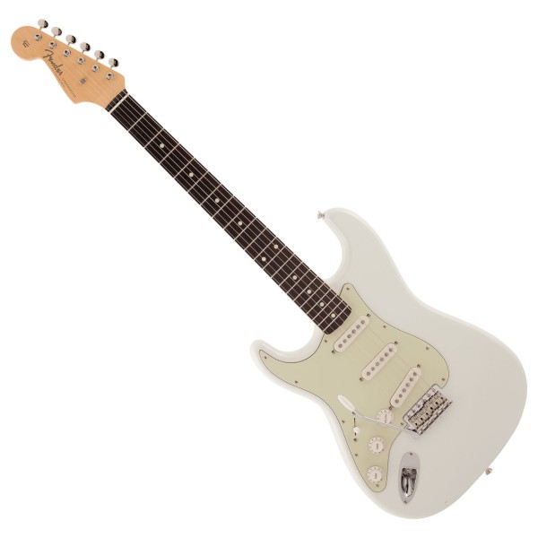 Fender Made in Japan Traditional 60s Stratocaster, Left-Handed, Rosewood Fingerboard, Olympic White