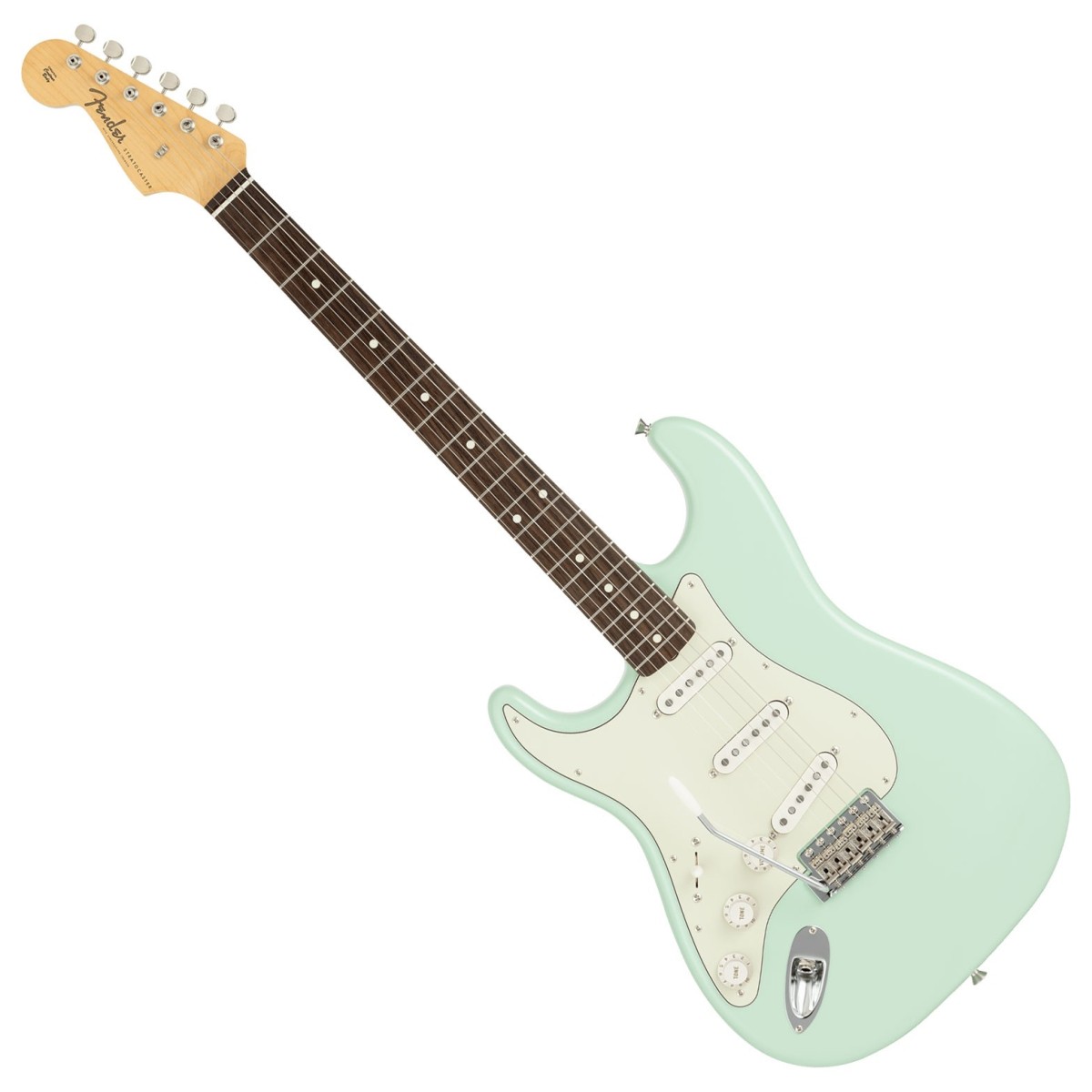 Click to view product details and reviews for Fender Made In Japan Traditional 60s Stratocaster Left Handed Rosewood Fingerboard Surf Green.