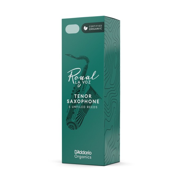 D'Addario La Voz Tenor Saxophone Reeds, Medium Hard (5 Pack) 2