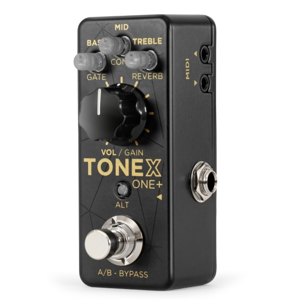 IK Multimedia TONEX One+, Black & Gold - Angled