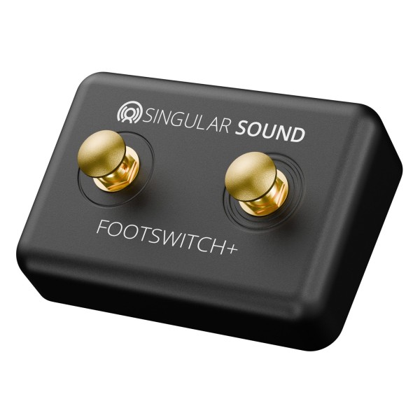 Singular Sound Footswitch Plus, Black - Angled