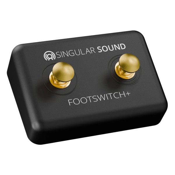Singular Sound Footswitch+ for BeatBuddy Pedals, Black - Angled 2