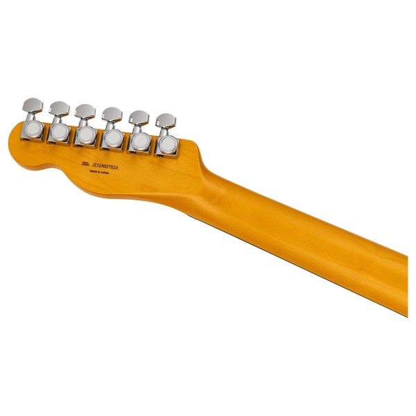 Fender Made in Japan Limited Active Modern Telecaster RW, Black - back of headstock