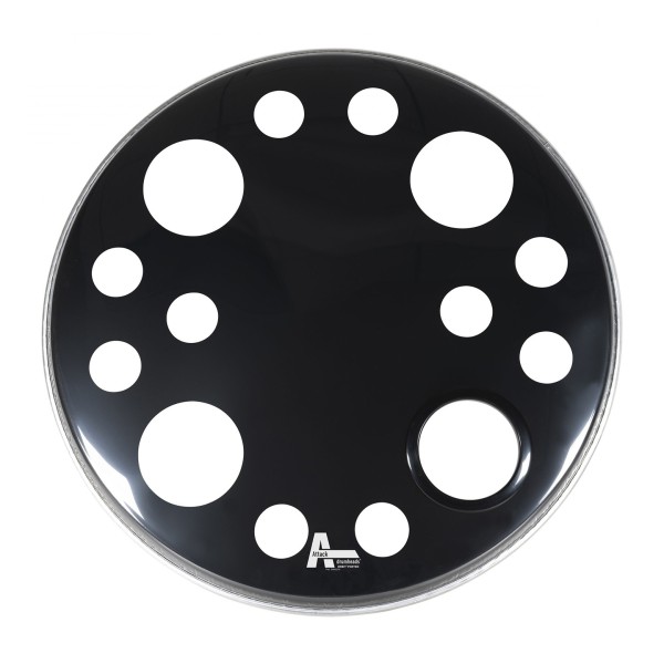 Attack 24" Orbit 2Ply Black Resonant Ported Bass Drum Head