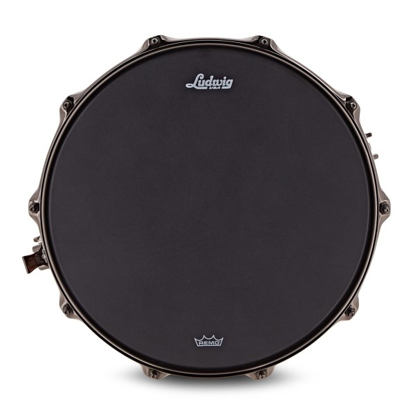 Ludwig 14" x 6.5" Raw Hammered Polished Copper Snare Drum