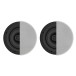 AVCOM 8 Inch Stereo In Ceiling Speaker (Pair), 8 Ohm