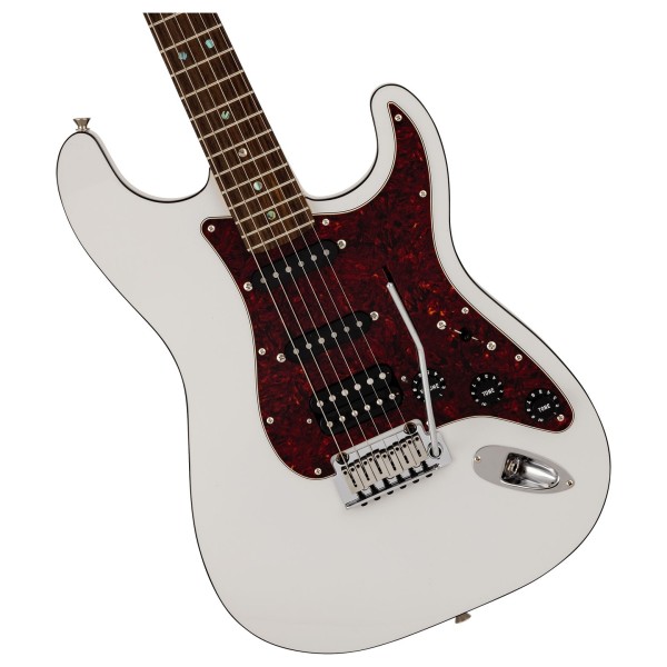 Fender Made in Japan Limited Active Modern Stratocaster HSS RW, Feather Gray - hardware