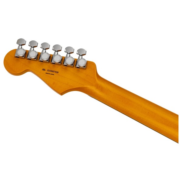Fender Made in Japan Limited Active Modern Stratocaster RW, Feather Gray - back of headstock