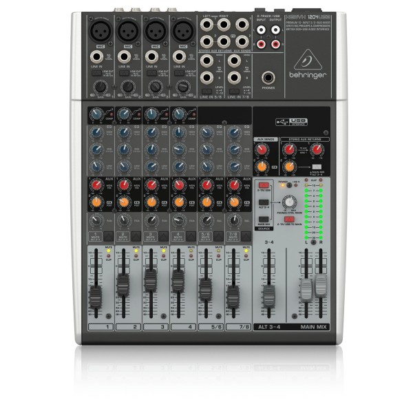 Behringer XENYX 1204USB Mixer - Top