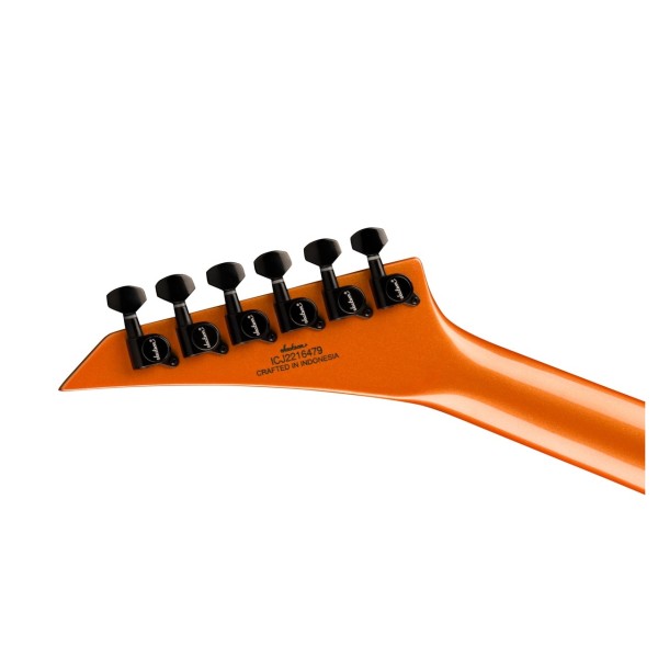 Jackson X Series Soloist SL3X DX, Lambo Orange - Headstock Back 