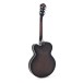 Ibanez AF55 Artcore, Transparent Black Flat