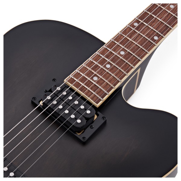 Ibanez AF55 Artcore, Transparent Black Flat | Gear4music