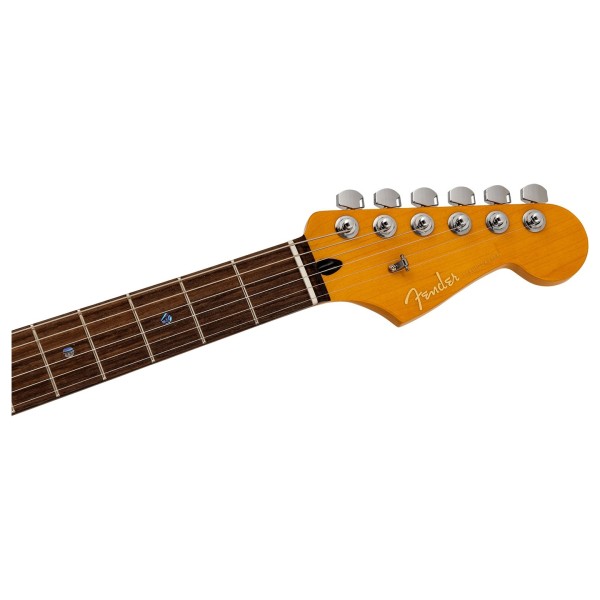 Fender Made in Japan Limited Active Modern Stratocaster RW, Black - headstock