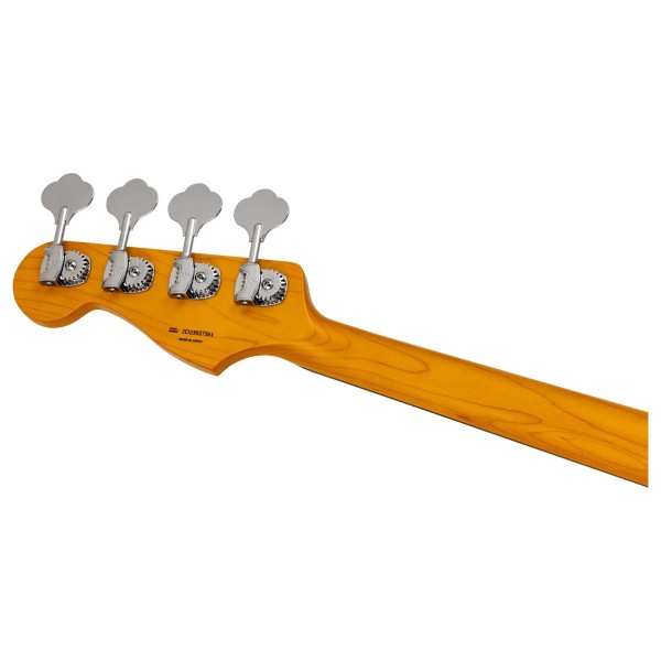 Fender Made in Japan Limited Active Modern Jazz Bass RW, Vintage Natural - back of headstock