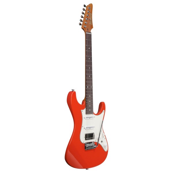 Ibanez AZ2204NW Prestige, Vermillion Red side 