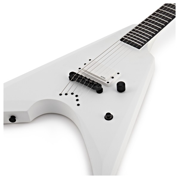 ESP LTD Arrow NT Arctic Metal, Snow White Satin