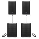 PreSonus AIR10 and PreSonus AIR15S PA Speaker Bundle, Pair