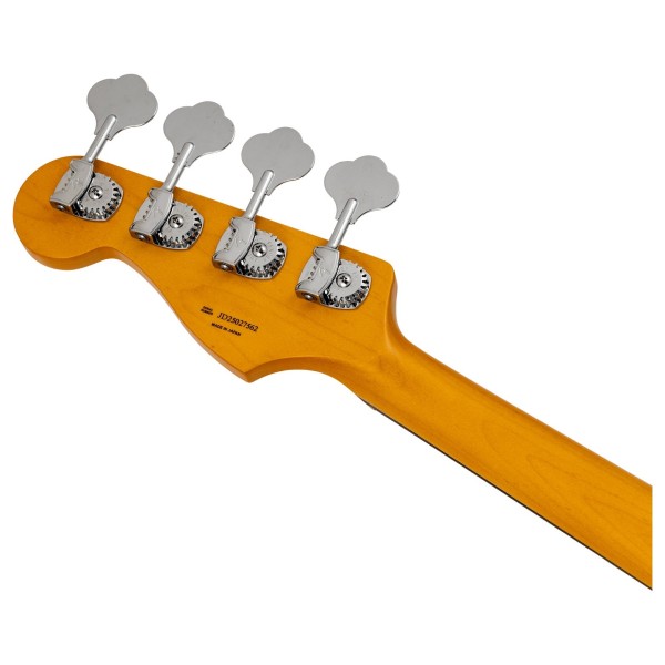 Fender Made in Japan Limited Active Modern Jazz Bass RW, Black - back of headstock