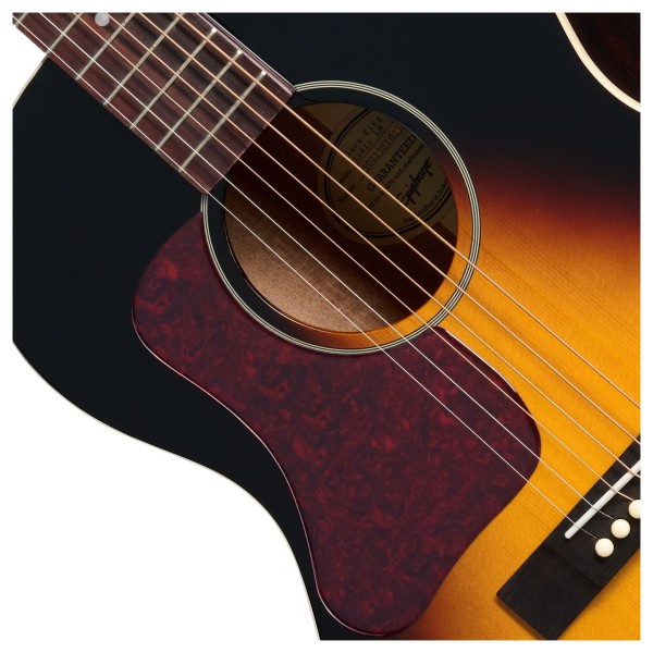 Epiphone Blues King Studio Left Handed, Dark Burst - soundhole
