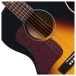 Epiphone Blues King Studio Left Handed, Dark Burst - soundhole