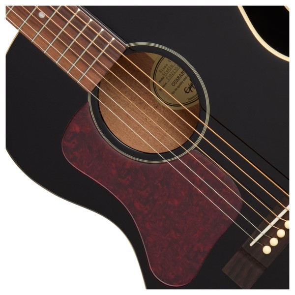 Epiphone Blues King Studio Left Handed, Ebony - soundhole