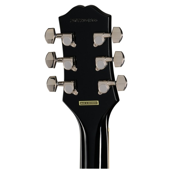 Epiphone Les Paul Tribute Plus Left Handed, Vintage Sunburst - back of headstock