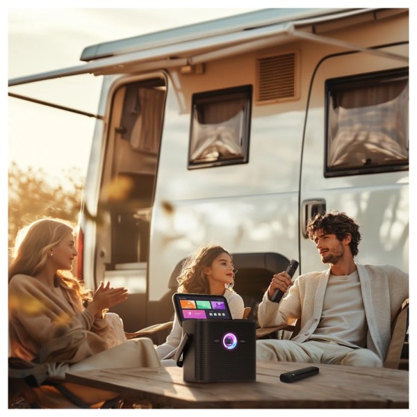 IKARAO Shell S3 Karaoke Machine with Wireless Microphones - Lifestyle
