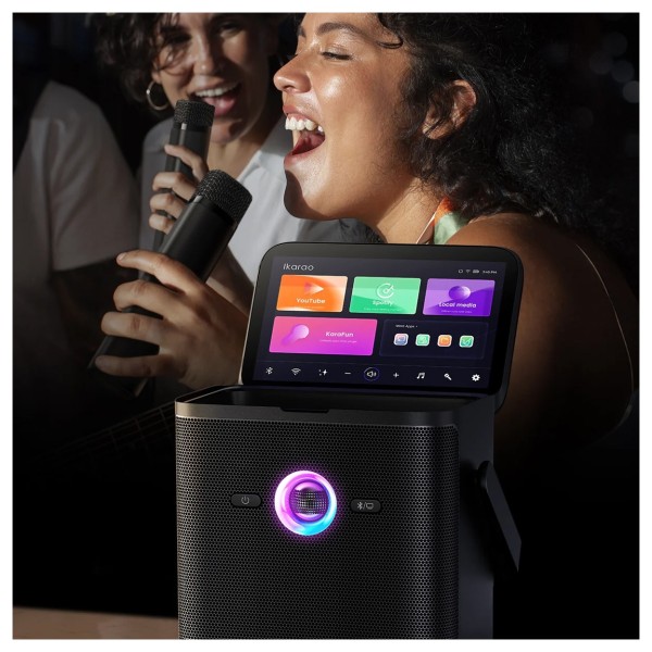 IKARAO Shell S3 Karaoke Machine with Wireless Microphones - Lifestyle 2