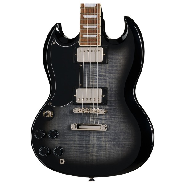 Epiphone SG Tribute Plus Left Handed, Ebony Burst - body