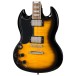 Epiphone SG Tribute Plus Left Handed, Vintage Sunburst - body