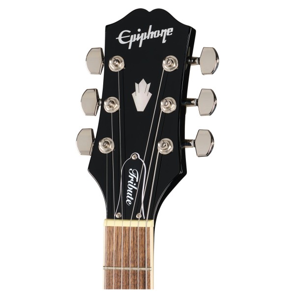 Epiphone SG Tribute Plus Left Handed, Vintage Sunburst - headstock