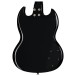 Epiphone SG Tribute Plus Left Handed, Cherry Burst - back of body