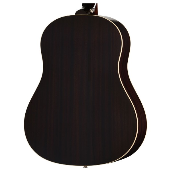 Epiphone J-45 Studio Left Handed, Natural - back of body