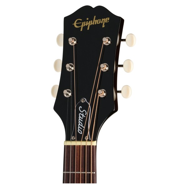 Epiphone J-45 Studio Left Handed, Natural - headstock