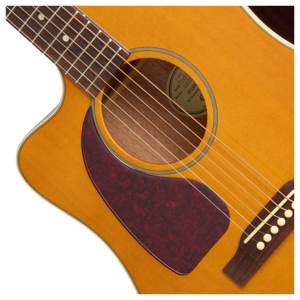 Epiphone J-45 Studio EC Left Handed, Natural - soundhole